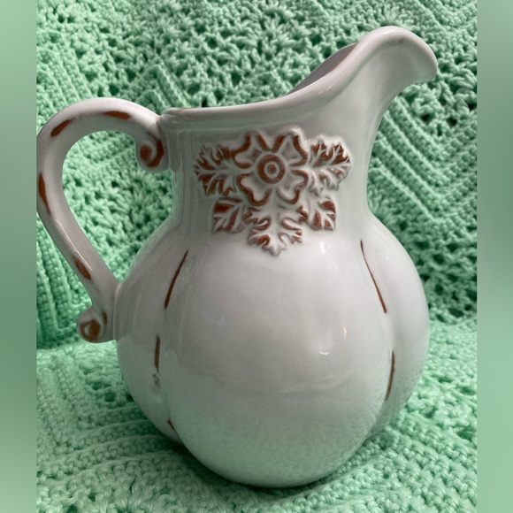 Bella Casa By Gantz Pumpkin Shape Water Pitcher - Picture 2 of 7